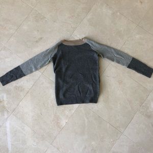 Grey knit sweater